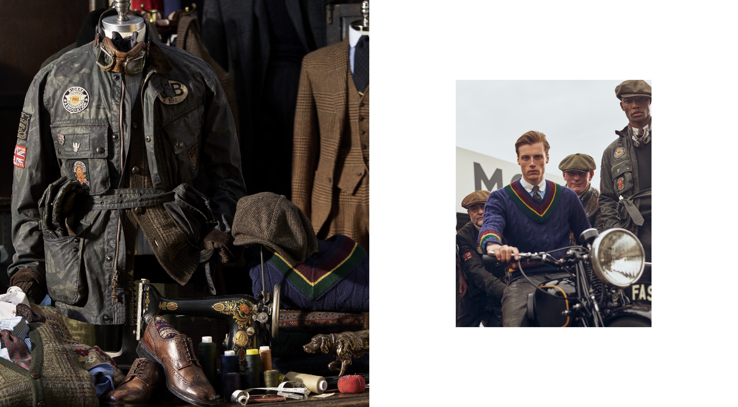 <strong>ON LOCATION</strong><br/><span>This season of Polo Originals, inspired by the golden era of Grand Prix car racing, was photographed at the Goodwood Motor Circuit, which is located in West Sussex, on the 12,000-acre Goodwood Estate. The Circuit has since become known for hosting a number of prestigious motorsport events, including the famous Festival of Speed and Revival.</span> <br/><rlmag_link href="https://staging-us-test.sfcc-ralphlauren-na.com/brands-prl-tough-and-refined-cg"><button class="shop-collection">Shop the Story</button></rlmag_link>