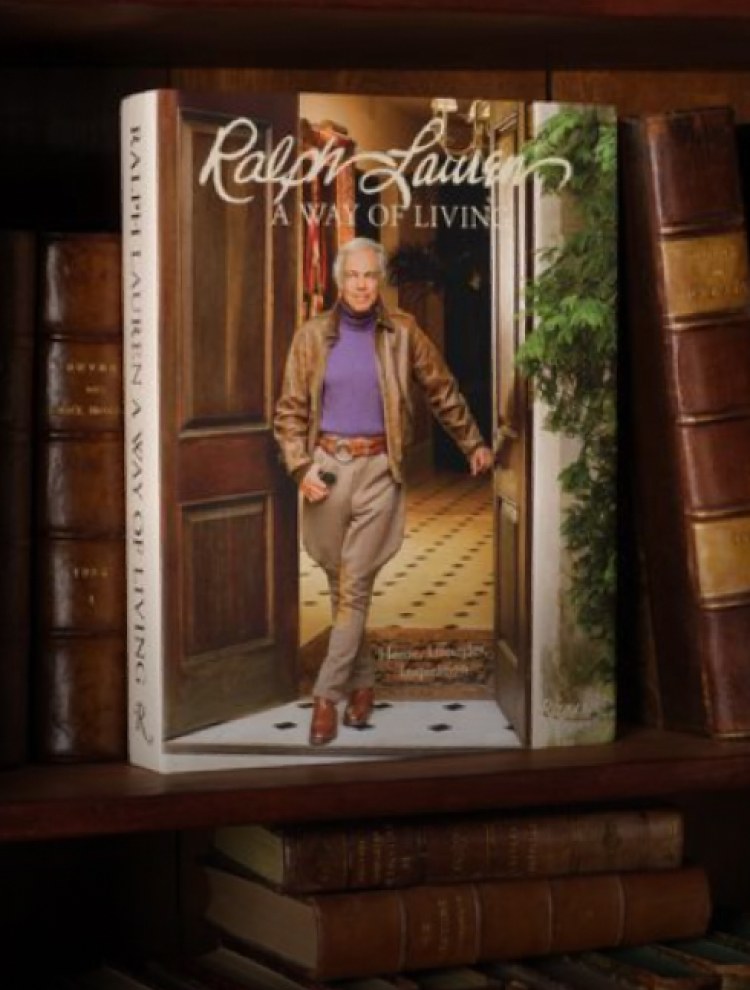 Front cover of Ralph Lauren: A Way of Living book.